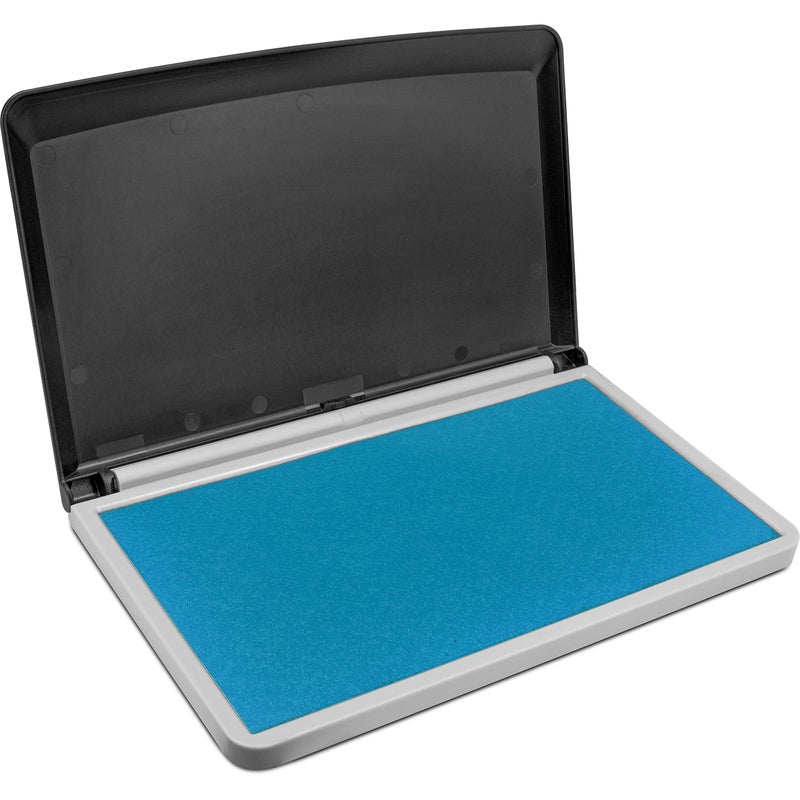 MaxMark Large Premium Light Blue Ink Stamp Pad - 3.5" x 6.25" - Quality Felt Pad - Image 2